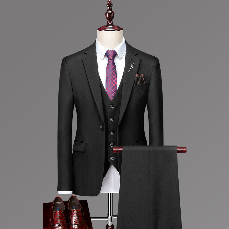 Casual British Plaid Suit