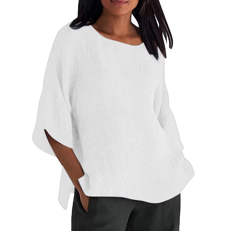 Fashion Tops Three-quarters Sleeve